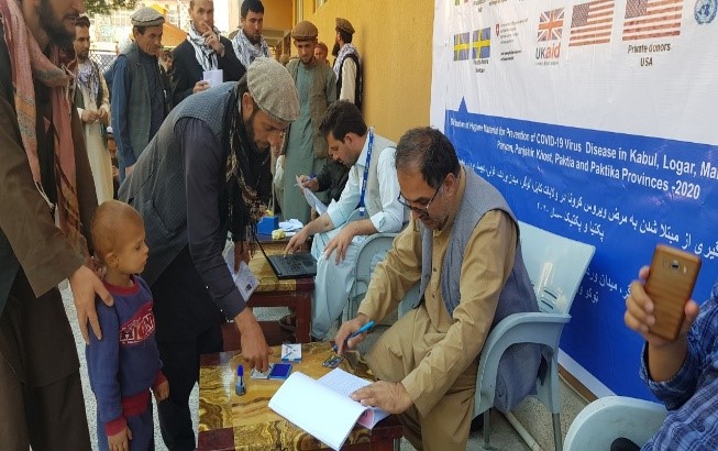 پروسه توزیع مواد بهداشتی برای 800 خانواده بیجاشده در ولایت پنجشیر روز گذشته، 29 سرطان، آغاز شد