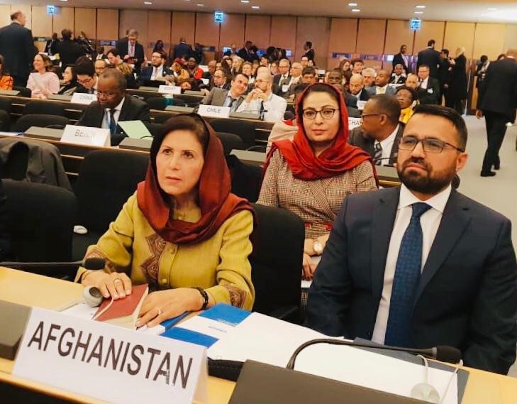 اشتراک معین امور پناهندگان وزارت به نمایندگی از دولت افغانستان در نشست جهانی پناهندگان
