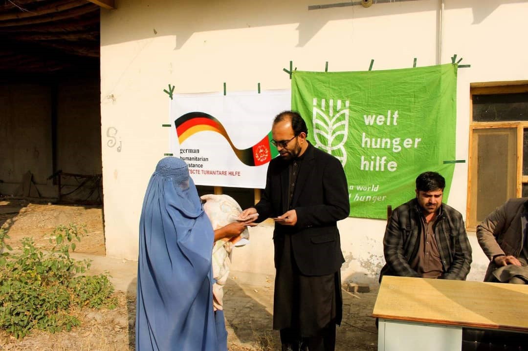 ریاست امور مهاجرین ولایت ننگرهار 500 فامیل بیجا شده را مساعدت نمود 