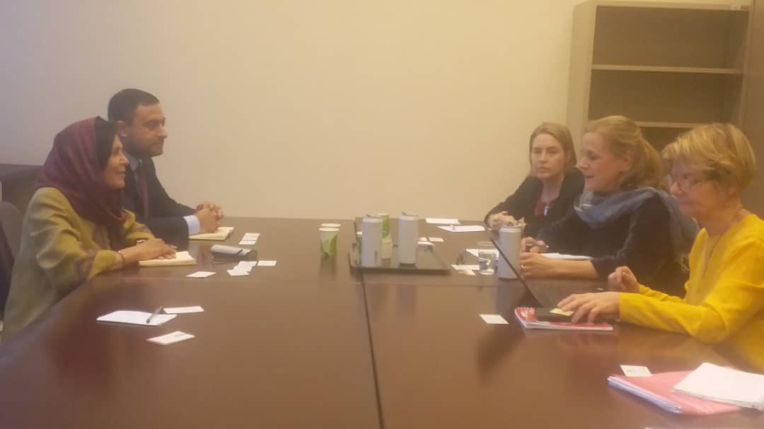 معین امور پناهندگان وزارت امور مهاجرین با مسولین نهاد های مختلف از جمله وزارت عدلیه سویدن ملاقات نمود