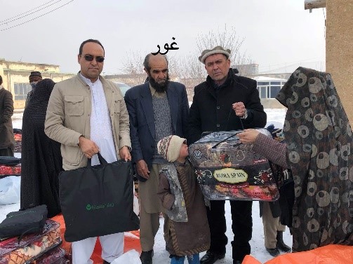 برای ۲۳۲ خانواده درغور مساعدت غیرخوراکی توزیع گردید