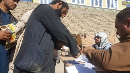 برای ۶۹ فامیل عودت کننده درقندهار کمک نقدی شد