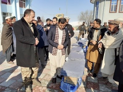 برای ۷ فامیل بی بضاعت در لوگرپول نقد توزیع گردید