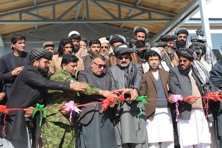 یک باب مکتب در شهرک قلموال خوست به بهره برداری سپرده شد