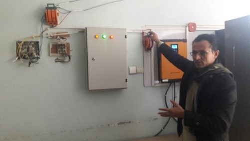 اداره مهاجرین لوگر از سیستم برق آفتابی مستفید شد