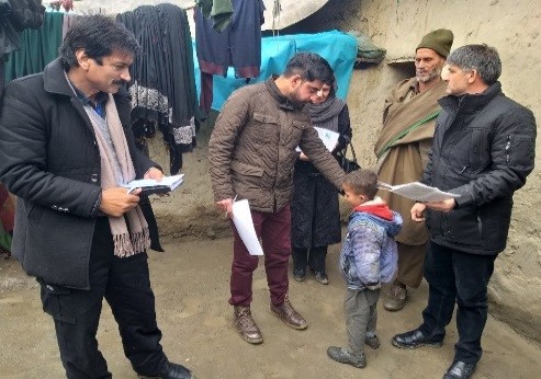 پروسه سروی بیجاشده گان در کابل آغاز یافت