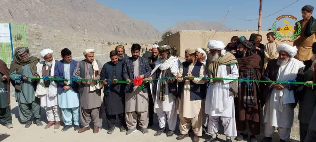 یک دیوار استنادی در قندهار به بهره برداری سپرده شد